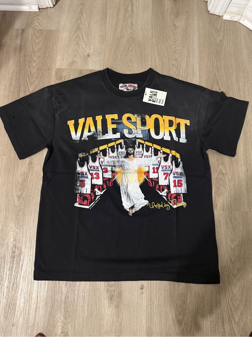 Vale Short Black Graphic Tee - Vale Sport
